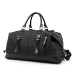 Men’s Water-Resistant Travel Bag – Large Capacity, Black