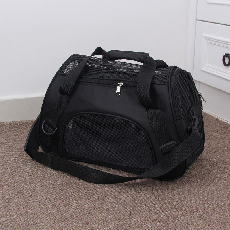 Portable Mesh Pet Travel Carrier