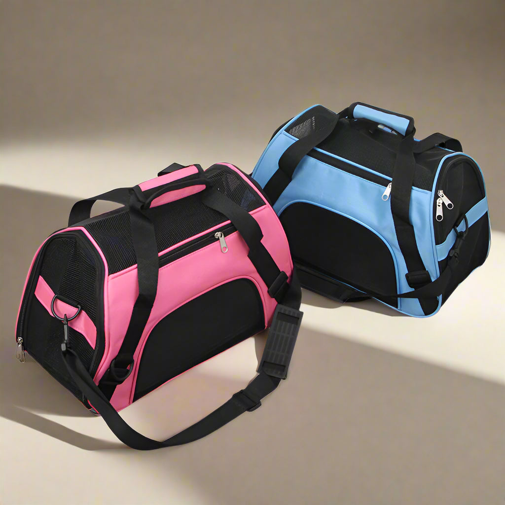 Portable Mesh Pet Travel Carrier