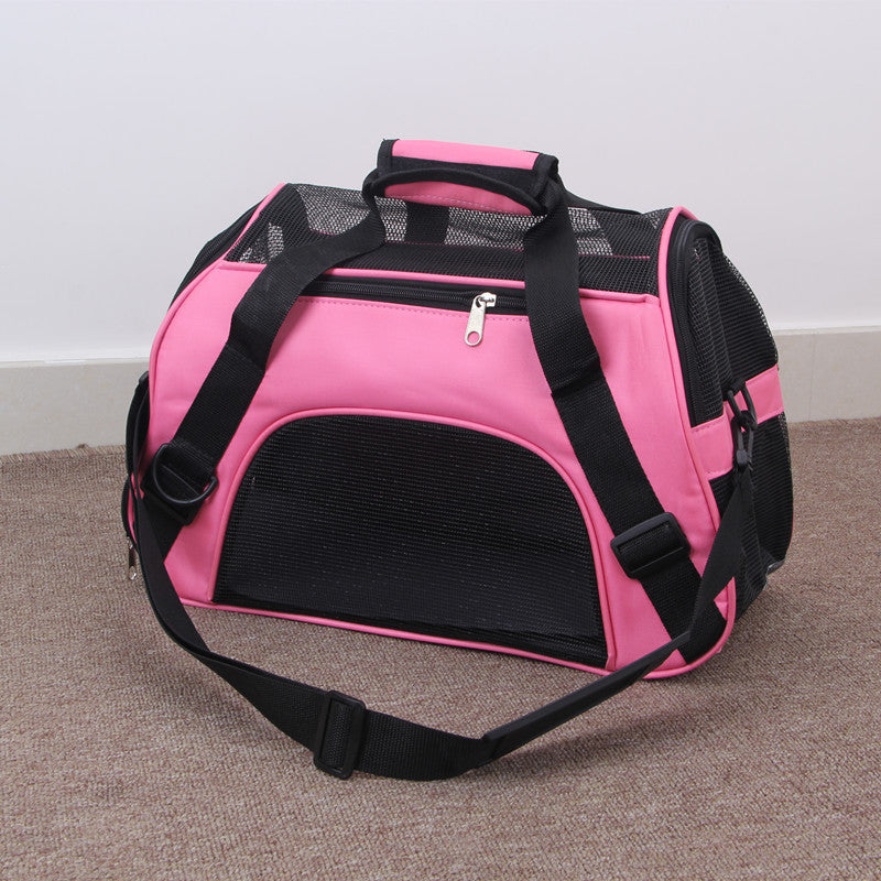 Portable Mesh Pet Travel Carrier