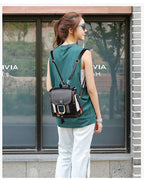 Women’s Grid Backpack – School & Travel Bag for Girls