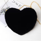 Women’s Plush Chain Shoulder Bag – Stylish & Elegant