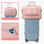 Foldable Travel Tote – Women’s Sports & Gym Duffel Bag