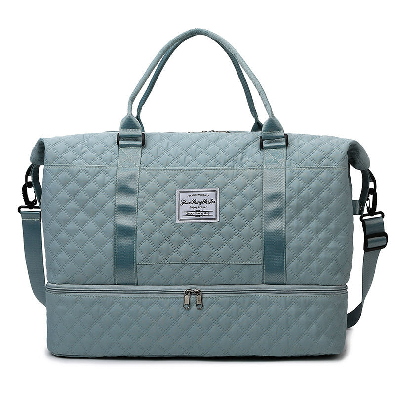Large Travel Duffle Bag – Wet/Dry Separation, Gym, Weekender, Shoulder Tote