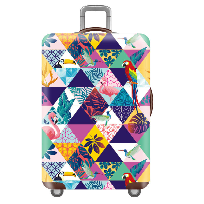 Wear-Resistant Elastic Suitcase Cover