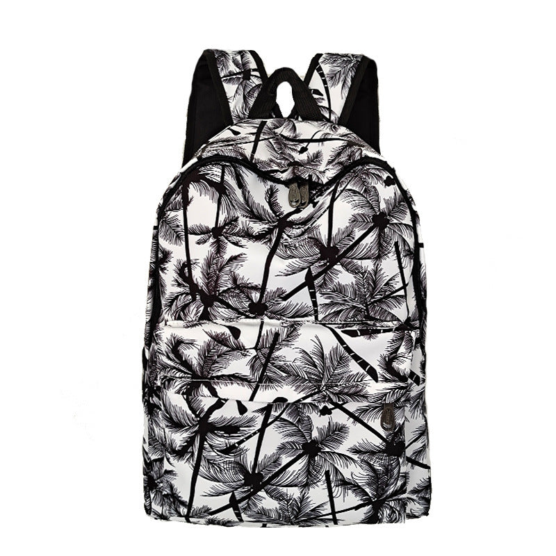 Retro-Style Large-Capacity College Backpack