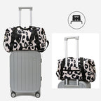 Women’s Sports Shoulder Bag – Stylish Cow Print Travel Duffel