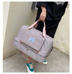 Foldable Travel Tote – Women’s Sports & Gym Duffel Bag