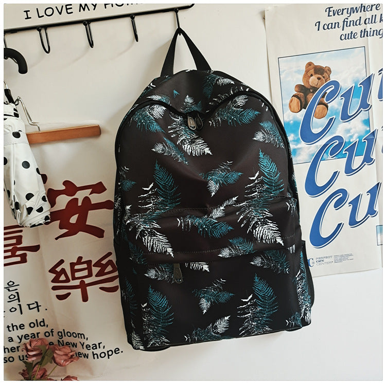 Retro-Style Large-Capacity College Backpack